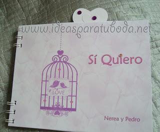 Agendas Boda: Sí Quiero