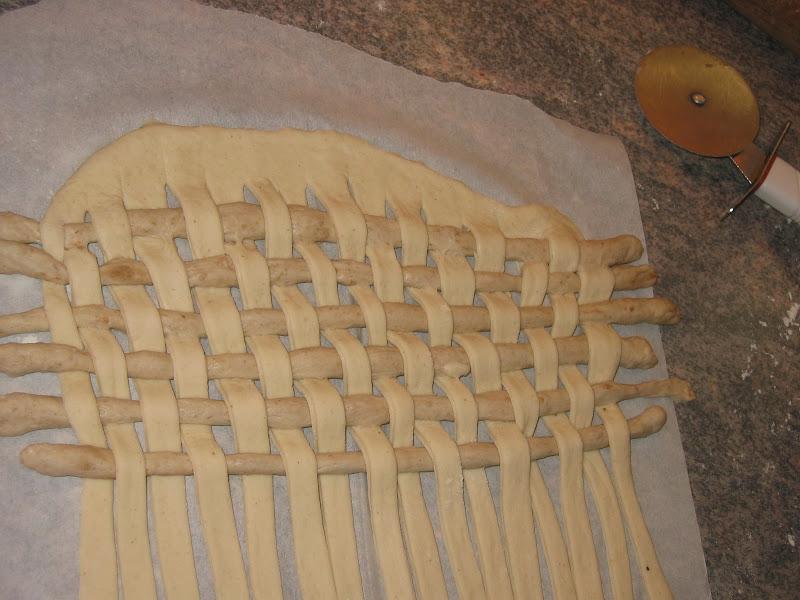 Bandeja tejida de pan