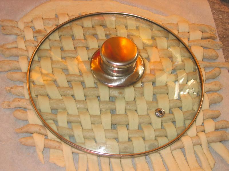 Bandeja tejida de pan