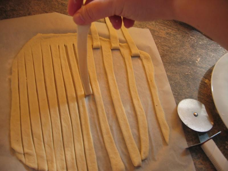 Bandeja tejida de pan