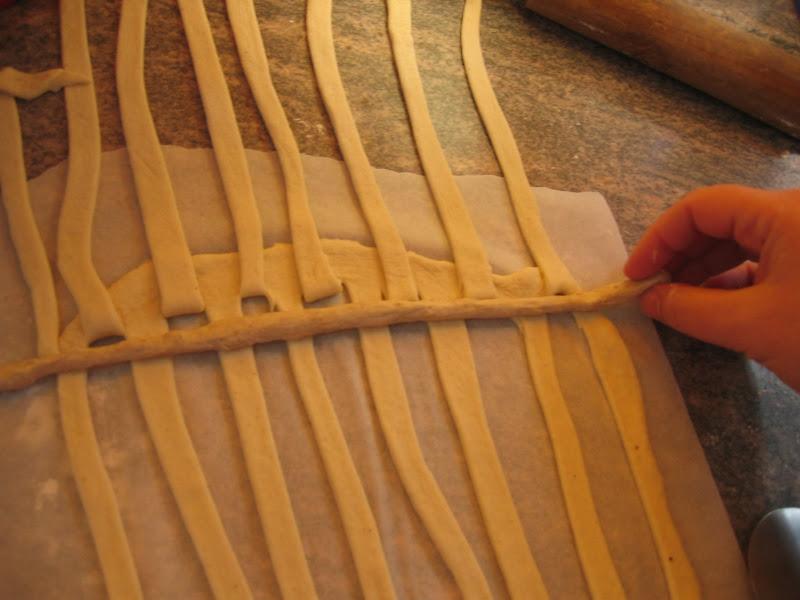 Bandeja tejida de pan