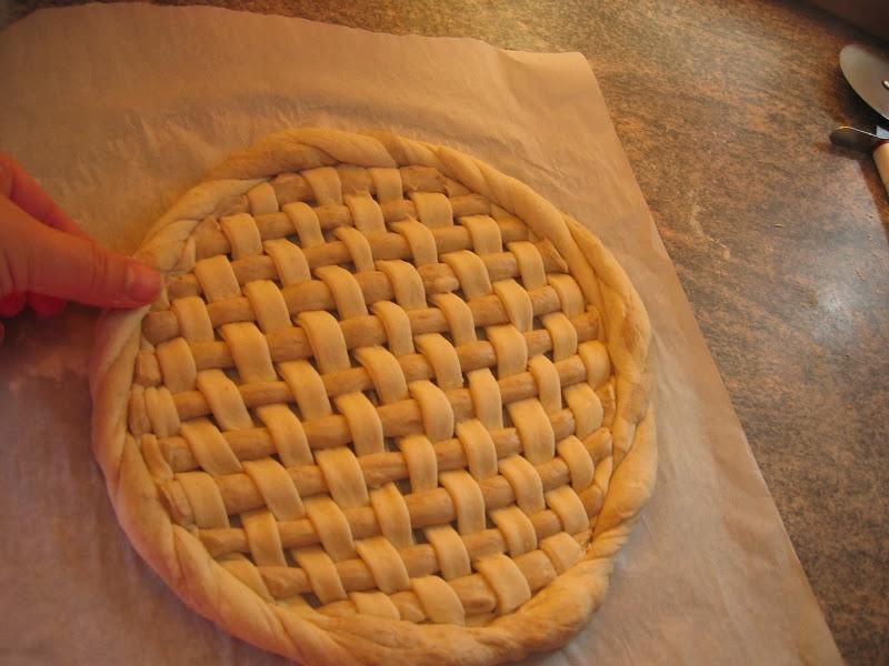 Bandeja tejida de pan