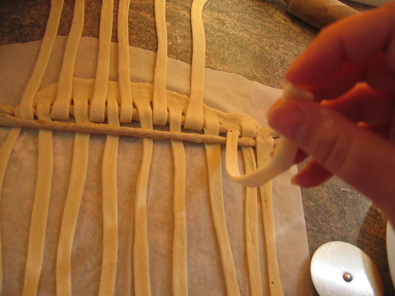 Bandeja tejida de pan