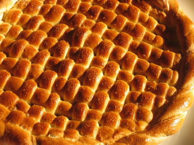 Bandeja tejida de pan