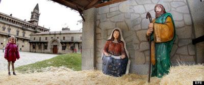 “Desahucian” al Niño Jesús del portal de Belén.