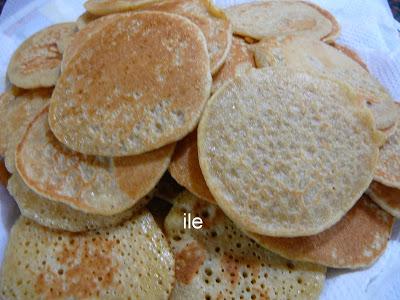 Blinis de garbanzos - Fainacitas