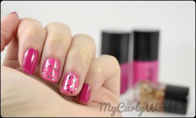 * Mani con Catrice . Gold & Pink *