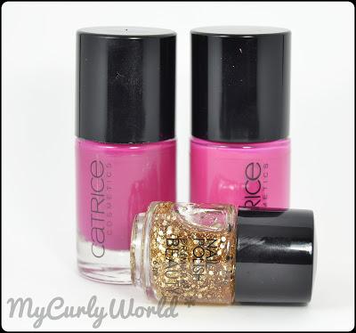 * Mani con Catrice . Gold & Pink *