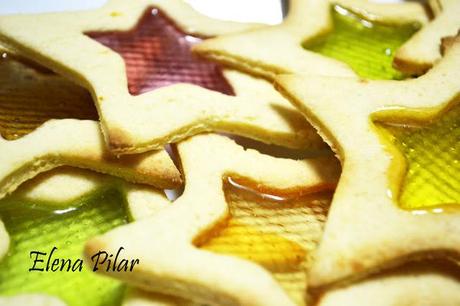 Galletas de estrella vidriadas