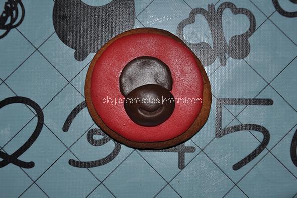 Paso a paso galleta de fondant