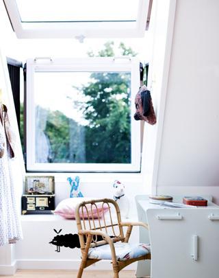 Una casa retro y moderna a la vez