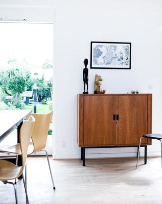 Una casa retro y moderna a la vez