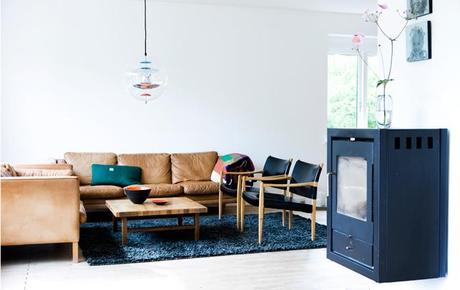 Una casa retro y moderna a la vez