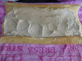 Tronco de Navidad de Turrón y Chocolate