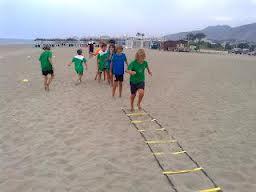 Ejercicios de coordinación en alevines