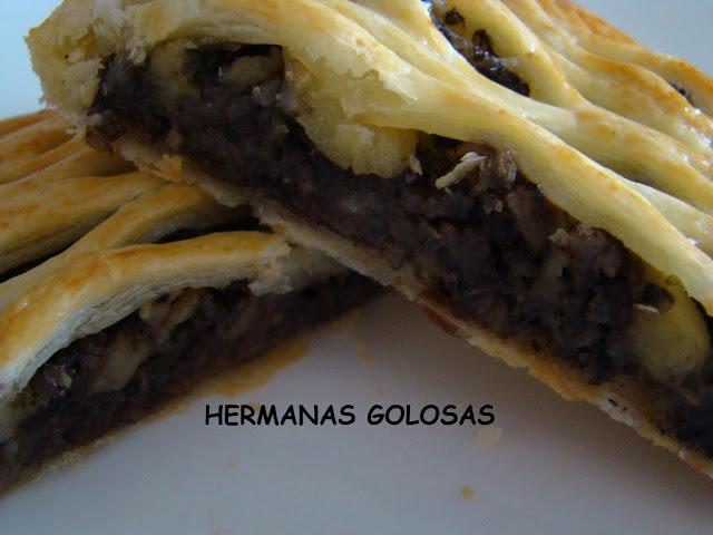 HOJALDRE DE MORCILLA Y MANZANA