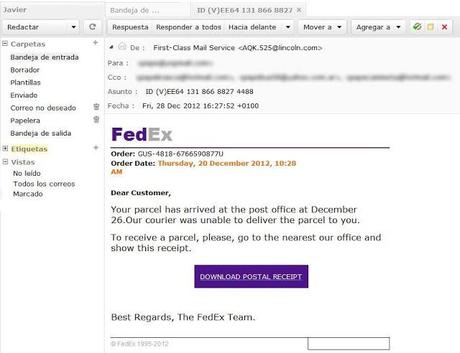 Email Spam FedEx