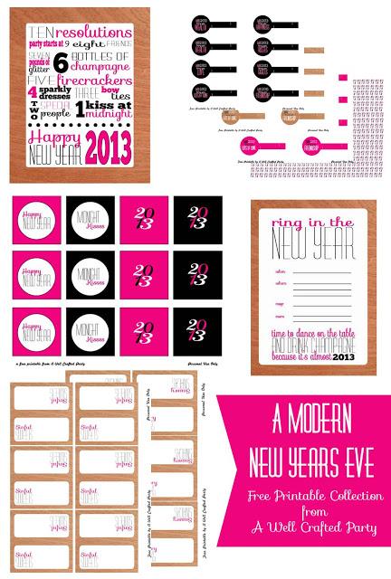 Tarjetas para fiestas New Year 2013