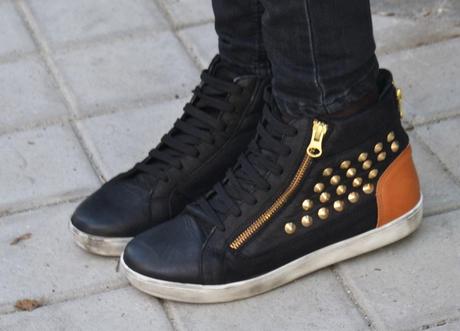 Spiked sneakers