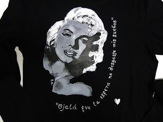 Camiseta Sueños de Marilyn Camiseta Sueños de Marilyn