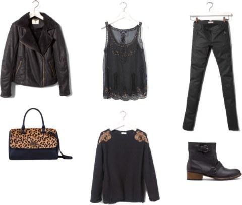 look nochevieja rock style