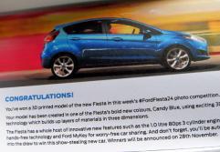 Recibí, vía PeerIndex, mi cochecito impreso en 3D – concurso #FordFiesta24 « Dario Alvarez, Fotógrafo 2.0