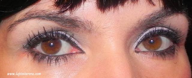 Glitter en look dramático