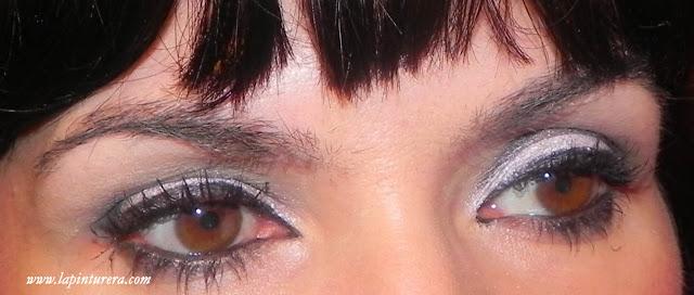 Glitter en look dramático