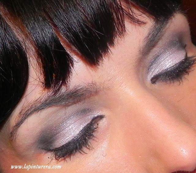 Glitter en look dramático