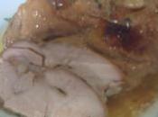 Pechuga pavo mechada