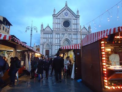 Mercadillo navideño en Florencia