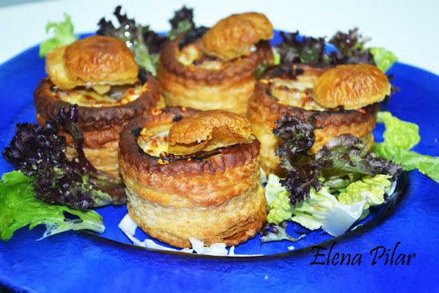 Volovanes de Champiñón