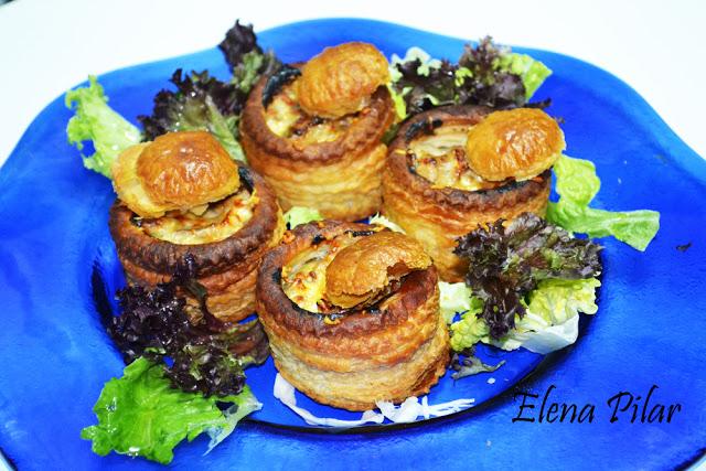 Volovanes de Champiñón