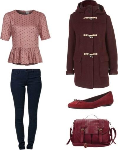 outfit año nuevo burdeos