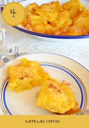 Natillas fritas