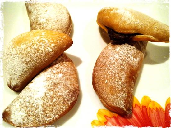 Mini calzone de Nutella