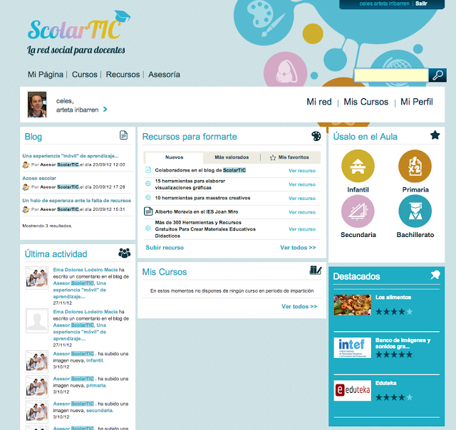 ScolarTIC: red social para docentes