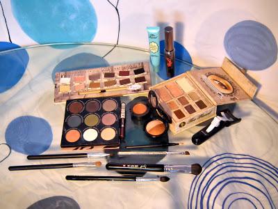 Maquillaje de ojos marrones