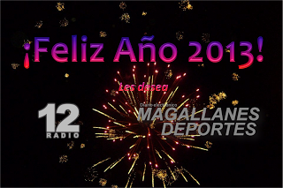 FELIZ AÑO NUEVO LES DESEA MAGALLANES DEPORTES Y RADIO 12