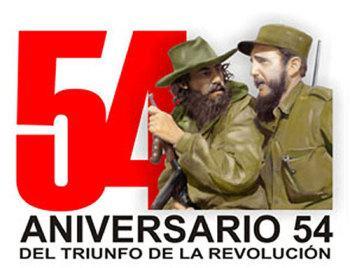 Cuba festeja 54 años de Revolución