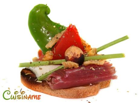 tapas originales, montaditos, pinchos, tapas, jamón ibérico, avellanas, pimiento, recetas de cocina, recetas sanas, gastronomía, blog de cocina, cocinar, viajes, curiosidades, humor, chistes