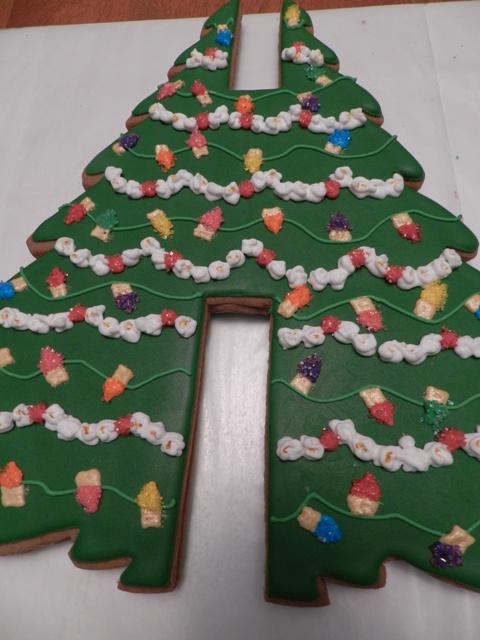 Paso a paso: Precioso arbol de navidad de galleta