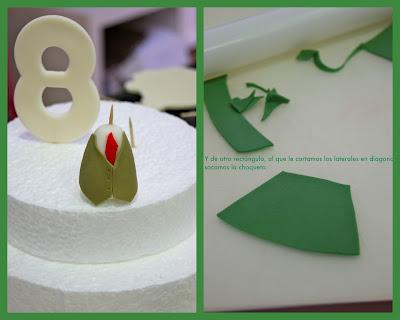 Modelando a Jerónimo Stilton para una tarta fondant