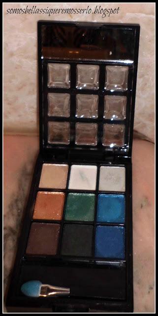 Look ´Maquillaje ojos tonos azules´de la pasada Nochevieja