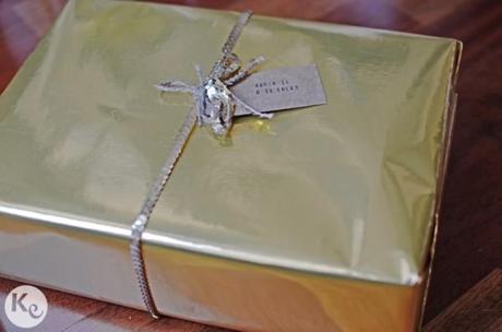 wrapping up presents-gold and sequins wrapping up presents-gold and sequins