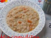 Potage ligero garbanzos, alubias arroz