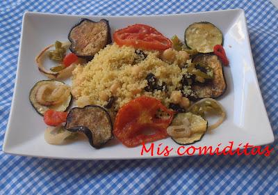 CUSCÚS CON VERDURAS ASADAS