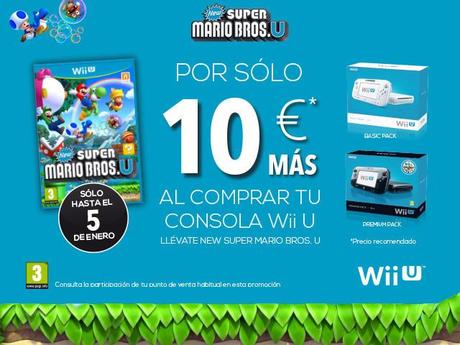 New Super Mario Bros. U a 10 euros como regalo de reyes