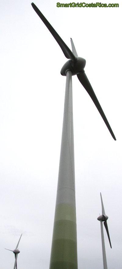 Eólicas Santa Ana Parque Eolico Valle Central Ciudad Colón Costa Rica Smart Grid Red Inteligente