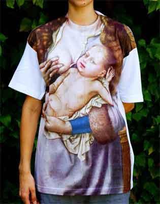 Cruz Novillo representa 'The virgin and the child' de Robert Campin. 